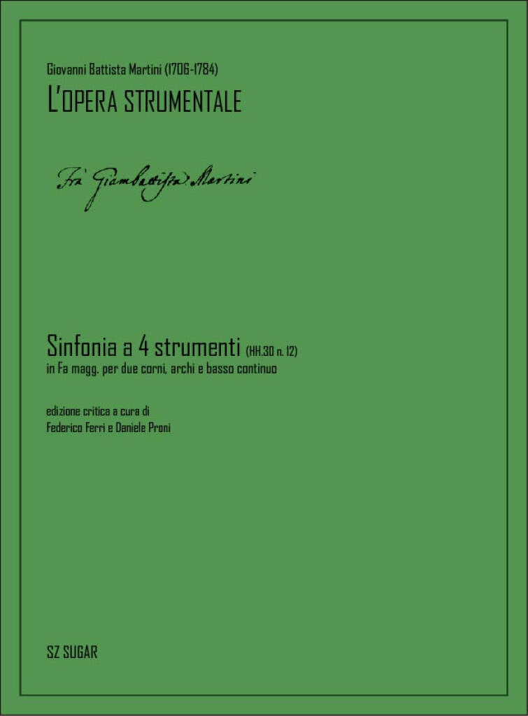 Sinfonia a 4 strumenti (HH.30 n. 12)